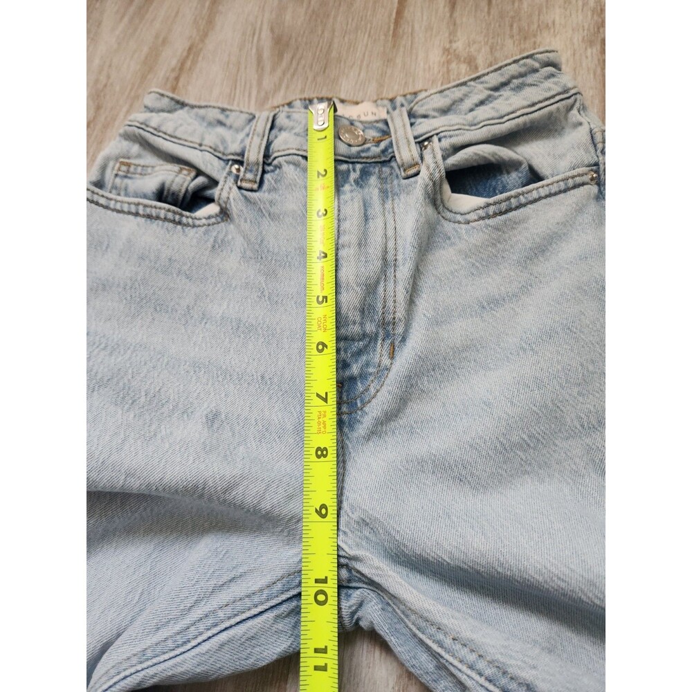 PacSun Stretch 90s Boyfriend Jeans Womens 23 Light Wash High Rise Denim EUC - Picture 8 of 11